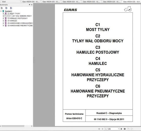Unlock the full potential of your CLAAS ARION 630 and 610 tractors with our comprehensive Diagnostic Repair Manual. This PDF file is meticulously designed to provide you with in-depth
