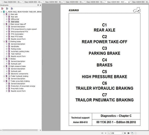 Unlock the full potential of your CLAAS ARION 850 – 810 tractors with our comprehensive Diagnostics and Repair Manual, available in a convenient PDF format. This essential resource is designed for both seasoned mechanics and DIY enthusiasts, providing detailed