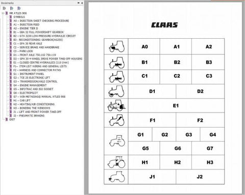 Unlock the full potential of your CLAAS Atles 906 tractor with our comprehensive Repair Manual in PDF format. This essential guide provides detailed insights into maintenance