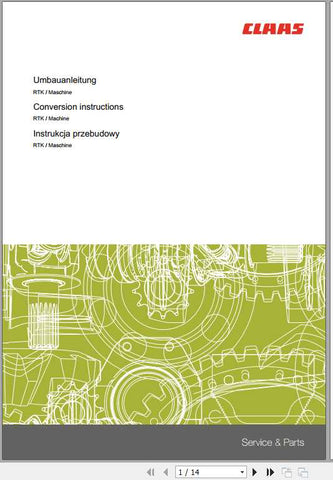 Unlock the full potential of your CLAAS tractor with our comprehensive RTK Machine Conversion Instructions Manual, available in a convenient PDF format. This essential guide provides