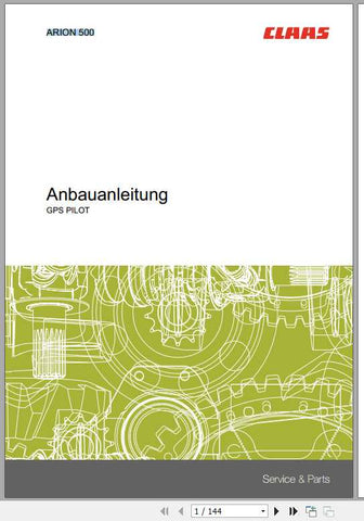 Discover the essential CLAAS Tractor Arion 500 Fitting Instruction Manual, now available in a convenient PDF format. This comprehensive guide is designed to provide you with all the necessary information to ensure proper installation and maintenance of your tractor, enhancing its performance and longevity.