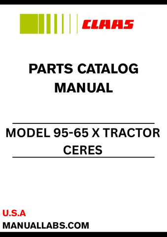 Discover the essential CLAAS Tractor Ceres 95-65 X Parts Catalogue Manual, designed specifically for serial numbers CT22F0050 to CT22F0980. This comprehensive guide provides detailed information on all parts and components, ensuring you have the right resources at your fingertips for maintenance and repairs.
