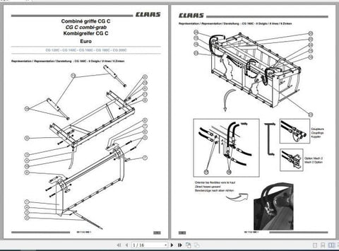 Discover the essential CLAAS Tractor CG C Combi-Grab Fitting Instruction Manual, now available in a convenient PDF format. This comprehensive guide is designed to streamline the installation process, ensuring that you can efficiently set up your equipment with confidence