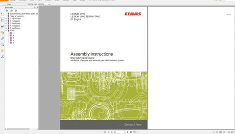 Unlock the full potential of your CLAAS Lexion 600 combine with our comprehensive Electrical and Hydraulic Diagram Service Manual. This PDF file is an essential resource for operators