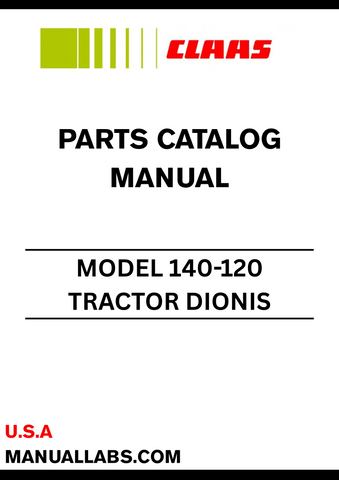 Discover the essential CLAAS Tractor Dionis 140-120 Parts Catalogue Manual, specifically designed for serial numbers CT87D6000 to CT87D9999. This comprehensive guide provides detailed information on all parts and components, ensuring you have the right resources at your fingertips for maintenance and repairs.