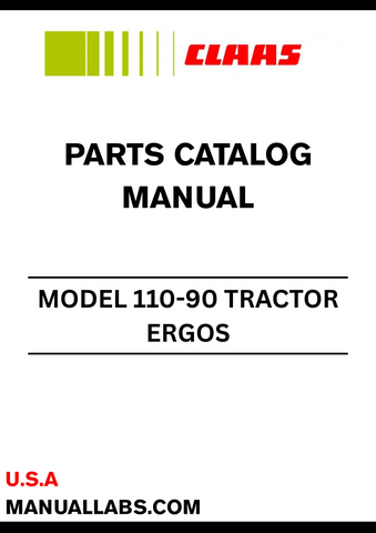 Discover the essential CLAAS Tractor Ergos 110-90 Parts Catalogue Manual, specifically designed for serial numbers CT62G0001 to CT62G2999. This comprehensive guide provides detailed information on all parts and components, ensuring you have the right resources at your fingertips for maintenance and repairs.