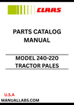 Discover the essential CLAAS Tractor Pales 240-220 Parts Catalogue Manual, specifically designed for serial numbers CT42D6000 to CT42D9999. This comprehensive manual serves as your go-to resource for identifying and sourcing the right parts for your tractor, ensuring optimal performance and longevity.