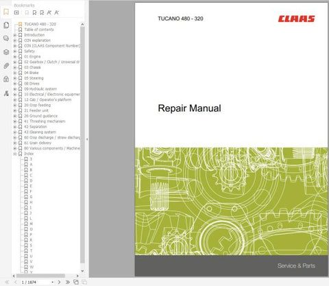 Unlock the full potential of your CLAAS TUCANO 450-440 with our comprehensive Assembly Operators Repair Technical Manual. This PDF file is meticulously designed to provide you with detailed insights and step-by-step instructions, ensuring that 