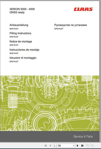 Enhance your CLAAS XERION 5000 – 4000 with our comprehensive GNSS Ready Fitting Instruction Manual, available in a convenient PDF format. This manual is designed to provide you with step-by-step guidance, ensuring a seamless installation process for your GNSS system.