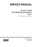 Unlock the full potential of your CNH Cursor 16 SST Tier 4B (Final) and Stage IV engine with the comprehensive service manual (part number 47609713) available in PDF format. This essential guide provides detailed insights into maintenance, troubleshooting, and repair procedures, ensuring your engine operates at peak performance. With easy navigation and clear illustrations, this manual is an invaluable resource for both professionals and DIY enthusiasts, helping you save time and reduce costly repairs. Inve