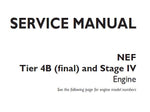 UNLOCK THE FULL POTENTIAL OF YOUR CNH NEF TIER 4B (FINAL) STAGE IV ENGINE WITH OUR COMPREHENSIVE SERVICE REPAIR MANUAL IN PDF FORMAT.
