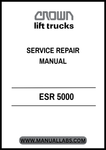  Enhance your maintenance capabilities with the CROWN FORKLIFT ESR 5000 Service Repair Manual in PDF format. This comprehensive guide is designed to provide you with detailed instructions and insights for servicing and repairing your Crown Forklift, ensuring optimal performance and longevity.