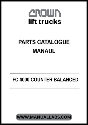 Invest in the longevity of your Crown Forklift FC 4000 by having this invaluable manual at your fingertips. Whether you're a seasoned technician or a forklift owner, this PDF catalogue is an indispensable tool for ensuring optimal performance and reliability.