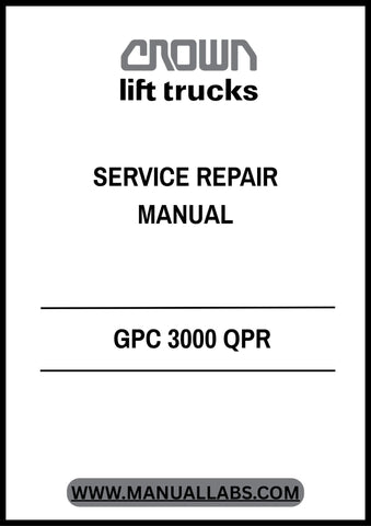 Don't let equipment downtime hinder your operations. Invest in the CROWN FORKLIFT GPC 3000 QPR SERVICE REPAIR MANUAL today and ensure your forklift is always in peak condition. Download your PDF copy now and take the first step towards efficient maintenance and reliable performance.