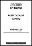  Invest in the longevity of your Crown Forklift today. The GPW Pallet Parts Catalog Manual is not just a reference; it's a vital asset that enhances your operational efficiency and keeps your equipment running smoothly. Download your copy now and take the first step towards hassle-free maintenance.