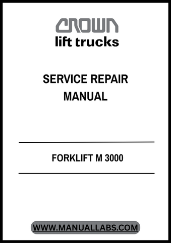 Investing in the Crown Forklift M 3000 Service Repair Manual means investing in the longevity and reliability of your forklift. Don't wait for issues to arise—be proactive and ensure your equipment is always in top condition. Download your PDF copy today and take the first step towards hassle-free maintenance!