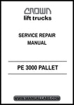  Invest in the longevity of your equipment and reduce repair costs by having the CROWN FORKLIFT PE 3000 Pallet Service Repair Manual at your fingertips. Download your PDF copy today and take the first step towards ensuring your forklift operates at peak efficiency for years to come.