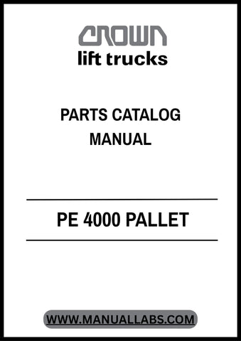  Invest in the longevity of your equipment and minimize downtime with the CROWN FORKLIFT PE 4000 Pallet Parts Catalog Manual. Download your copy today and empower your team with the essential resources to keep your forklift running smoothly and efficiently.