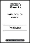 With easy navigation and clear illustrations, this PDF catalog allows you to quickly identify the parts you need, saving you time and reducing downtime. Whether you're a seasoned technician or a DIY enthusiast, this manual is designed to enhance your understanding of Crown Forklift components and their specifications.