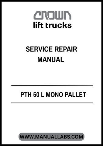  Enhance your maintenance capabilities with the CROWN FORKLIFT PTH 50 L MONO PALLET SERVICE REPAIR MANUAL in PDF format. This comprehensive guide is designed specifically for the PTH 50 L model, providing you with detailed instructions and insights to keep your forklift running smoothly.