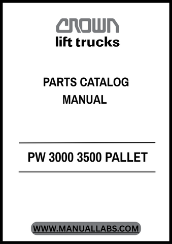  Invest in the longevity and performance of your Crown Forklift today. With the PW 3000 3500 Pallet Parts Catalog Manual, you can ensure your equipment runs smoothly and efficiently, minimizing downtime and maximizing productivity. Don't miss out on this essential resource for your forklift maintenance toolkit!