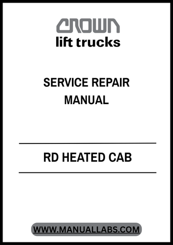  Invest in the longevity and performance of your Crown Forklift with this essential repair manual. With the convenience of a PDF format, you can access it anytime, anywhere, making it an invaluable resource for maintaining your equipment and minimizing downtime. Don't miss out on the opportunity to keep your forklift running smoothly!