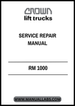 Investing in the Crown Forklift RM 1000 Service Repair Manual means saving time and money on repairs while extending the lifespan of your equipment. Don't wait for problems to arise—be proactive and equip yourself with the knowledge to maintain your forklift effectively. Download your copy today and take the first step towards optimal performance!