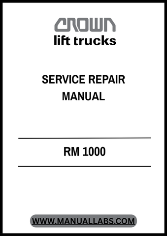 Investing in the Crown Forklift RM 1000 Service Repair Manual means saving time and money on repairs while extending the lifespan of your equipment. Don't wait for problems to arise—be proactive and equip yourself with the knowledge to maintain your forklift effectively. Download your copy today and take the first step towards optimal performance!