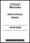 Invest in the longevity of your Crown Forklift today. By having the RR-RD 5200S Parts Catalog Manual at your fingertips, you can ensure optimal performance and reduce downtime, making it an essential addition to your maintenance toolkit.