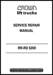 Investing in the CROWN FORKLIFT RR-RD 5200 Service Repair Manual means investing in the longevity of your forklift. Don't let minor issues escalate—arm yourself with the right information and ensure your equipment is always in top condition. Download your PDF today and take the first step towards hassle-free maintenance!