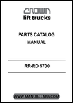 Invest in the longevity of your Crown Forklift today. The RR-RD 5700 Parts Catalog Manual is an essential tool for anyone looking to enhance their forklift's performance and reliability. Don't miss out on the opportunity to streamline your maintenance process—get your copy now!