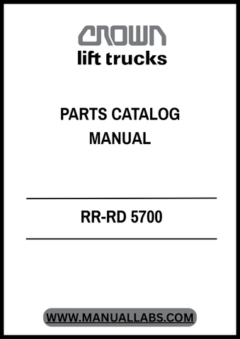 Invest in the longevity of your Crown Forklift today. The RR-RD 5700 Parts Catalog Manual is an essential tool for anyone looking to enhance their forklift's performance and reliability. Don't miss out on the opportunity to streamline your maintenance process—get your copy now!