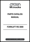 Investing in the RS 3000 Parts Catalog Manual means you’re equipped with the knowledge to keep your forklift running smoothly. Don’t let equipment issues slow you down—secure your copy today and ensure your Crown Forklift remains in peak condition for years to come.
