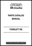 Invest in the longevity of your Crown Forklift today. The Crown Forklift RS Parts Catalog Manual is not just a guide; it's your key to optimal performance and reliability. Don't miss out on the opportunity to enhance your operational efficiency—download your copy now!