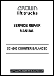 Don't let unexpected issues slow you down. Invest in the CROWN FORKLIFT SC 4500 Service Repair Manual today and ensure your equipment remains in peak condition. With this manual at your fingertips, you can maximize productivity and extend the lifespan of your forklift.