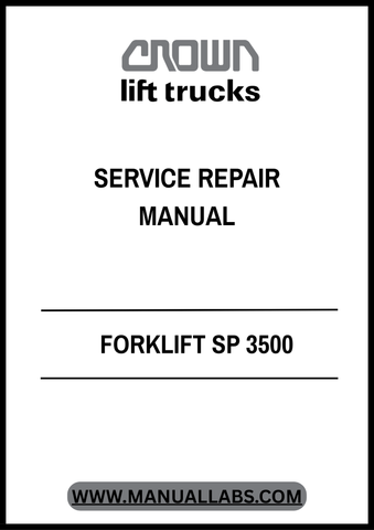 Investing in the CROWN FORKLIFT SP 3500 STOCK PICKER SERVICE REPAIR MANUAL means investing in the reliability of your operations. Download your PDF copy today and take the first step towards ensuring your forklift remains in peak condition, minimizing downtime and maximizing productivity.