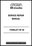 Enhance your maintenance capabilities with the CROWN FORKLIFT SP 48 STOCK PICKER SERVICE REPAIR MANUAL in PDF format. This comprehensive guide is designed to provide you with detailed instructions and insights for servicing and repairing your Crown Forklift, ensuring optimal performance and longevity.