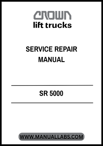 The CROWN FORKLIFT SR 5000 Service Repair Manual in PDF format is an essential resource for maintaining and repairing your forklift efficiently. This comprehensive guide provides detailed instructions, diagrams, and troubleshooting tips to ensure your equipment operates at peak performance.