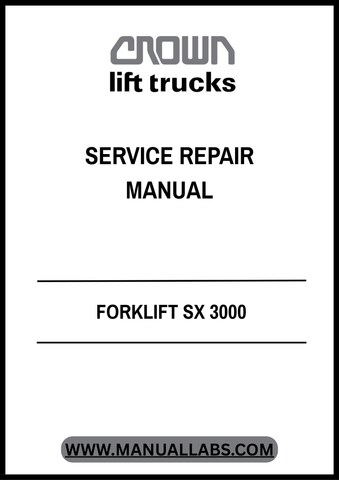  Invest in the longevity and performance of your Crown Forklift SX 3000 today. Download the Service Repair Manual and gain access to expert knowledge that will keep your equipment running smoothly and efficiently, ultimately enhancing your productivity and reducing operational costs.