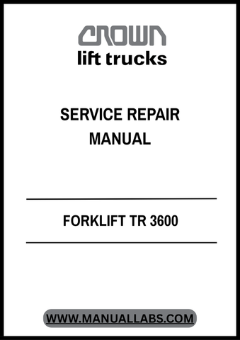 Invest in the longevity of your CROWN FORKLIFT TR 3600 with this essential service manual. By following the expert guidance provided, you can ensure optimal performance and reliability, ultimately leading to increased productivity and reduced operational costs. Don't miss out on this opportunity to empower your maintenance efforts—purchase your PDF manual today!