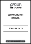 Enhance your maintenance capabilities with the CROWN FORKLIFT TW TR TRACTOR SERVICE REPAIR MANUAL in PDF format. This comprehensive guide is designed specifically for Crown Forklift models, providing you with detailed instructions and diagrams to ensure efficient repairs and servicing.