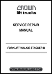 Enhance your maintenance capabilities with the CROWN FORKLIFT WALKIE STACKER B Service Repair Manual in PDF format. This comprehensive guide is designed to provide you with detailed insights into the operation, troubleshooting, and repair of your walkie stacker, ensuring optimal performance and longevity.