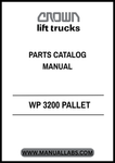 Invest in the longevity of your CROWN FORKLIF WP 3200 with this essential resource. Whether you're a technician or a fleet manager, having access to this parts catalog will empower you to maintain optimal performance and reliability in your operations.