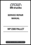 
Investing in the CROWN FORKLIF WP 2300 Pallet Service Repair Manual means investing in the reliability of your equipment. Don't wait for problems to arise—be proactive and keep your forklift running smoothly with this indispensable resource. Download your copy today and take the first step towards efficient maintenance!