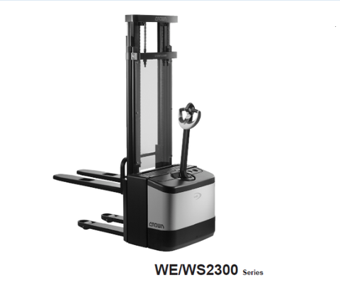 ENHANCE YOUR FORKLIFT MAINTENANCE AND REPAIR EFFICIENCY WITH THE CROWN WE2300 WS2300 SERIES FORKLIFT PARTS CATALOGUE MANUAL IN PDF FORMAT.
