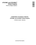 YANMAR 4TNV98C AND 4TNV98CT DIESEL ENGINE TECHNICAL MANUAL - PDF FILE