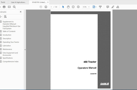 Discover the essential CASE IH Tractor 450 Operator’s Manual (1014017R1) in a convenient PDF format. This comprehensive guide is designed to enhance your understanding of the tractor's features