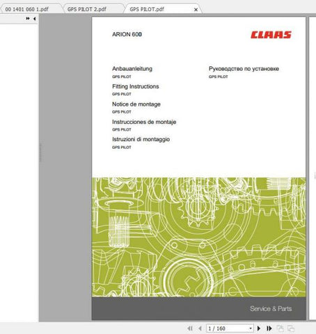Enhance your CLAAS ARION 600 tractor experience with our comprehensive Fitting Instruction Manual, available in a convenient PDF format. This manual is designed to provide you with clear, step-by-step guidance for installation and maintenance, ensuring your tractor operates at peak performance