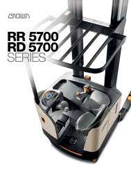 Crown RR / RD 5700 Series AC Forklift Traction Service Repair Manual - Manual labs