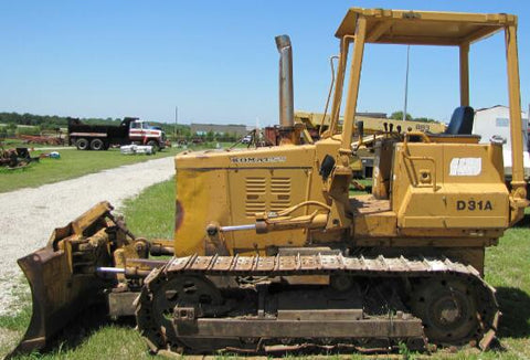 D31E-17 Komatsu Bulldozer Parts Catalog Manual S/N 32001-UP